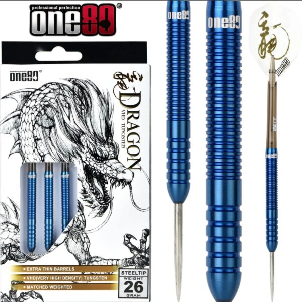 One80 – Ice Dragon 26g Darts – 90% Tungsten