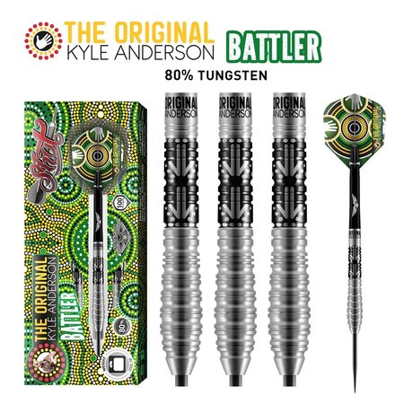 Shot – Kyle Anderson Battler 22g Darts – 80% Tungsten