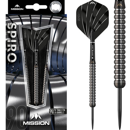 Mission – Spiro M1 Black 21g Darts – 90% Tungsten